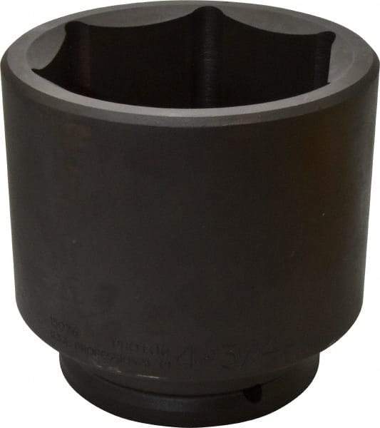 Proto - 1-1/2" Drive 4-3/4" Standard Impact Socket - 6 Points, 6-1/4" OAL - Exact Tool & Supply