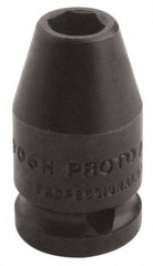 Proto - 1/4" Drive 9/32" Standard Impact Socket - 6 Points, 7/8" OAL - Exact Tool & Supply