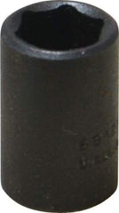 Proto - 1/4" Drive 3/8" Standard Impact Socket - 6 Points, 7/8" OAL - Exact Tool & Supply