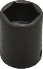 Proto - 1/4" Drive 1/2" Standard Impact Socket - 6 Points, 7/8" OAL - Exact Tool & Supply