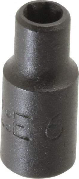 Proto - 1/4" Drive Impact Socket - 1" OAL - Exact Tool & Supply