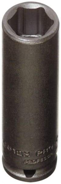 Proto - 1/4" Drive 3/16" Deep Impact Socket - 6 Points, 2" OAL - Exact Tool & Supply