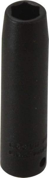 Proto - 1/4" Drive 9/32" Deep Impact Socket - 6 Points, 2" OAL - Exact Tool & Supply