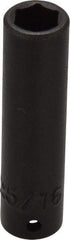 Proto - 1/4" Drive 5/16" Deep Impact Socket - 6 Points, 2" OAL - Exact Tool & Supply