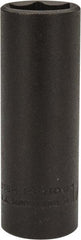 Proto - 1/4" Drive 1/2" Deep Impact Socket - 6 Points, 2" OAL - Exact Tool & Supply