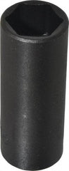 Proto - 1/4" Drive 9/16" Deep Impact Socket - 6 Points, 2" OAL - Exact Tool & Supply