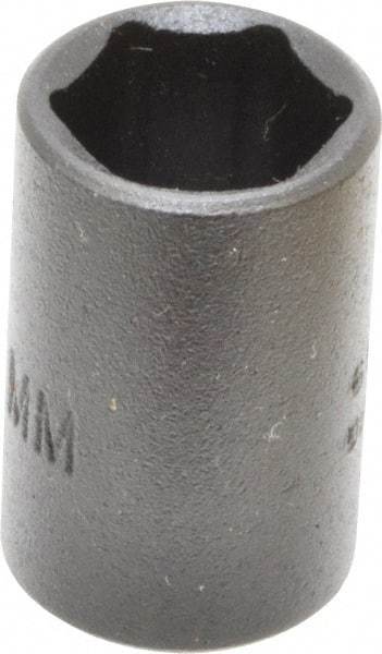 Proto - 1/4" Drive 10mm Standard Impact Socket - 6 Points, 7/8" OAL - Exact Tool & Supply