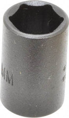 Proto - 1/4" Drive 10mm Standard Impact Socket - 6 Points, 7/8" OAL - Exact Tool & Supply