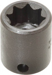 Proto - 3/8" Drive 1/2" Standard Impact Socket - 8 Points, 1-1/16" OAL - Exact Tool & Supply