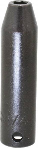 Proto - 3/8" Drive 1/4" Deep Impact Socket - 6 Points, 2-3/4" OAL - Exact Tool & Supply