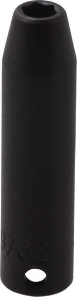 Proto - 3/8" Drive 9/32" Deep Impact Socket - 6 Points, 2-3/4" OAL - Exact Tool & Supply