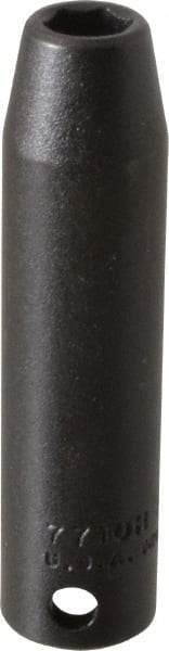 Proto - 3/8" Drive 5/16" Deep Impact Socket - 6 Points, 2-3/4" OAL - Exact Tool & Supply