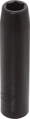 Proto - 3/8" Drive 3/8" Deep Impact Socket - 6 Points, 2-3/4" OAL - Exact Tool & Supply