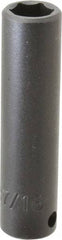 Proto - 3/8" Drive 7/16" Deep Impact Socket - 6 Points, 2-3/4" OAL - Exact Tool & Supply