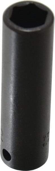 Proto - 3/8" Drive 1/2" Deep Impact Socket - 6 Points, 2-3/4" OAL - Exact Tool & Supply