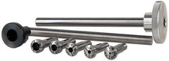 Sherline - 1/16, 1/8, 3/16, 1/4, 5/16 Collets, 8 Piece, Lathe Collet Kit - Includes 5 Collets, Collet Taper Adapter and Drawbar - Exact Tool & Supply