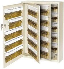 Master Lock - 730 Keys, Almond Key Storage Cabinet - 18" Wide x 7" Deep x 25-1/4" High - Exact Tool & Supply