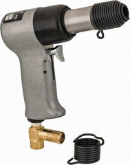 US Airtool - 3/32 & 5/32" Capacity, Air Riveting Hammer - 2-1/4" Long Stroke, 1/4" Inlet - Exact Tool & Supply