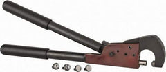US Airtool - 1" Yoke Hand Rivet Squeezer - 3/32 to 5/32" Capacity - Exact Tool & Supply