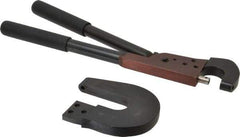 US Airtool - 2" Yoke Hand Rivet Squeezer - 3/32 to 5/32" Capacity - Exact Tool & Supply