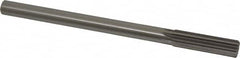 Made in USA - 0.63" High Speed Steel 8 Flute Chucking Reamer - Exact Tool & Supply