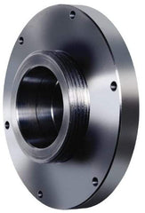 Pratt Burnerd America - Adapter Back Plate for 8" Diam Self Centering Lathe Chucks - L-0 Mount, 2-1/4" Through Hole Diam, Steel - Exact Tool & Supply