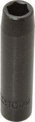 Proto - 3/8" Drive 10mm Deep Impact Socket - 6 Points, 2-47/64" OAL - Exact Tool & Supply