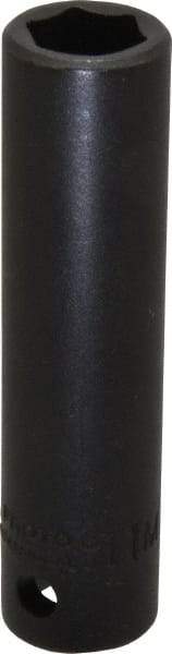 Proto - 3/8" Drive 11mm Deep Impact Socket - 6 Points, 2-47/64" OAL - Exact Tool & Supply