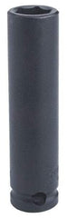 Proto - 3/8" Drive 21mm Deep Impact Socket - 6 Points, 2-47/64" OAL - Exact Tool & Supply