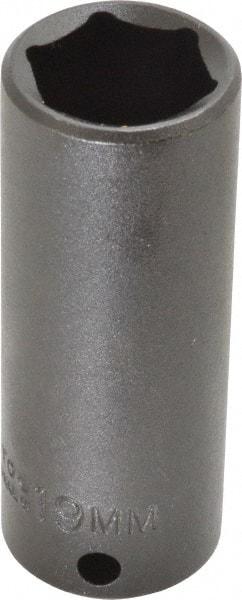 Proto - 3/8" Drive 19mm Deep Impact Socket - 6 Points, 2-47/64" OAL - Exact Tool & Supply