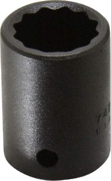 Proto - 1/2" Drive 3/4" Standard Impact Socket - 12 Points, 1-1/2" OAL - Exact Tool & Supply
