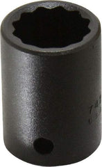Proto - 1/2" Drive 3/4" Standard Impact Socket - 12 Points, 1-1/2" OAL - Exact Tool & Supply