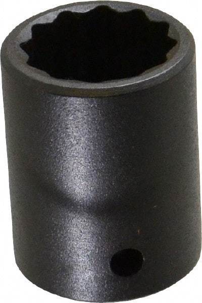 Proto - 1/2" Drive 7/8" Standard Impact Socket - 12 Points, 1-5/8" OAL - Exact Tool & Supply
