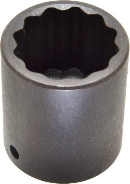Proto - 1/2" Drive 1-1/4" Standard Impact Socket - 12 Points, 2" OAL - Exact Tool & Supply