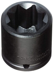 Proto - 1/2" Drive 1-1/16" Standard Impact Socket - 8 Points, 2" OAL - Exact Tool & Supply