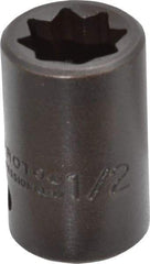 Proto - 1/2" Drive 1/2" Standard Impact Socket - 8 Points, 1-1/2" OAL - Exact Tool & Supply