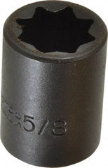 Proto - 1/2" Drive 5/8" Standard Impact Socket - 8 Points, 1-1/2" OAL - Exact Tool & Supply