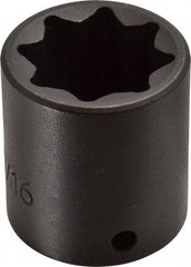 Proto - 1/2" Drive 15/16" Standard Impact Socket - 8 Points, 1-3/4" OAL - Exact Tool & Supply