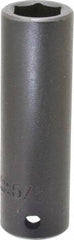 Proto - 1/2" Drive 5/8" Deep Impact Socket - 6 Points, 3-1/4" OAL - Exact Tool & Supply