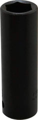Proto - 1/2" Drive 11/16" Deep Impact Socket - 6 Points, 3-1/4" OAL - Exact Tool & Supply