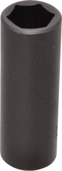 Proto - 1/2" Drive 3/4" Deep Impact Socket - 6 Points, 3-1/4" OAL - Exact Tool & Supply
