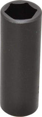 Proto - 1/2" Drive 3/4" Deep Impact Socket - 6 Points, 3-1/4" OAL - Exact Tool & Supply