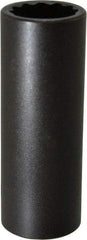 Proto - 1/2" Drive 7/8" Deep Impact Socket - 12 Points, 3-1/2" OAL - Exact Tool & Supply