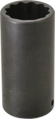 Proto - 1/2" Drive 1-1/4" Deep Impact Socket - 12 Points, 3-1/2" OAL - Exact Tool & Supply