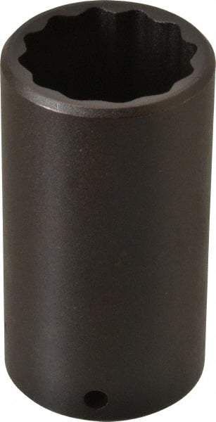 Proto - 1/2" Drive 1-3/8" Deep Impact Socket - 12 Points, 3-1/2" OAL - Exact Tool & Supply