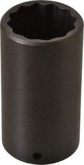 Proto - 1/2" Drive 1-3/8" Deep Impact Socket - 12 Points, 3-1/2" OAL - Exact Tool & Supply