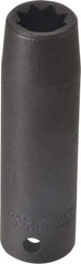 Proto - 1/2" Drive 7/16" Deep Impact Socket - 8 Points, 3-1/4" OAL - Exact Tool & Supply