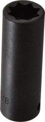 Proto - 1/2" Drive 5/8" Deep Impact Socket - 8 Points, 3-1/4" OAL - Exact Tool & Supply