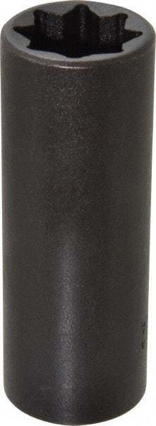 Proto - 1/2" Drive 11/16" Deep Impact Socket - 8 Points, 3-1/4" OAL - Exact Tool & Supply