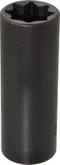 Proto - 1/2" Drive 11/16" Deep Impact Socket - 8 Points, 3-1/4" OAL - Exact Tool & Supply